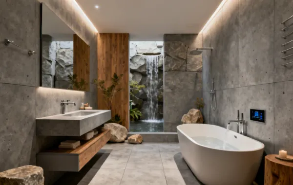 Cosentino Dekton spa bathroom project